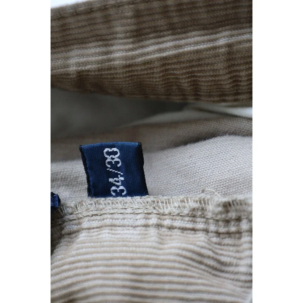 Polo Ralph Lauren Corduroy Pants Men’s 34x30 Tan Beige Straight Leg Classic